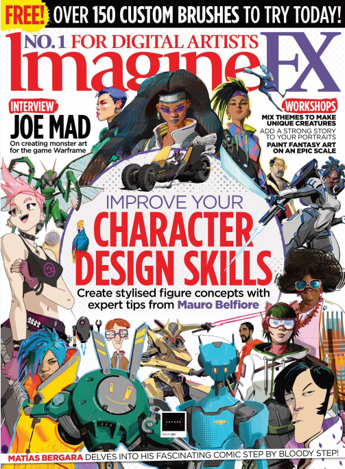 ImagineFX 科幻数码艺术杂志 2022年Xmax pdf-1