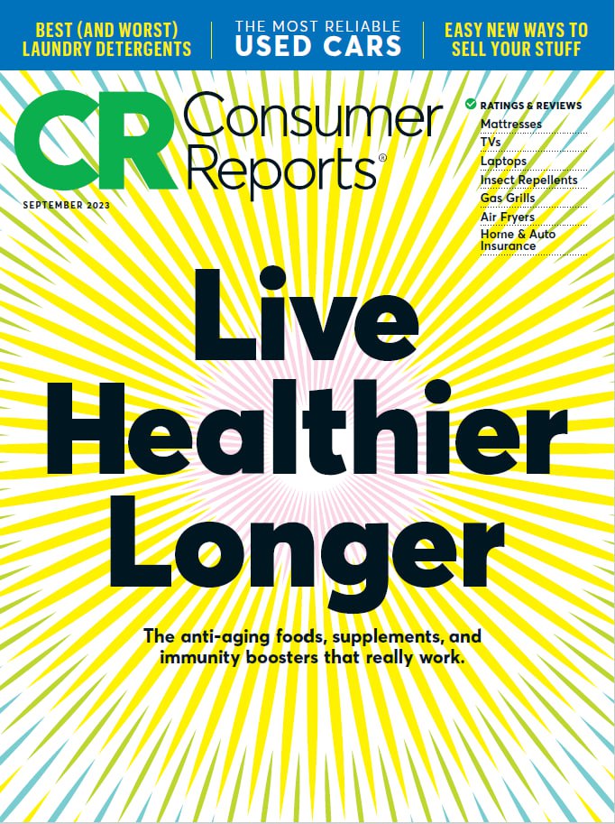 Consumer Reports – Live Healthier Longer, 202309